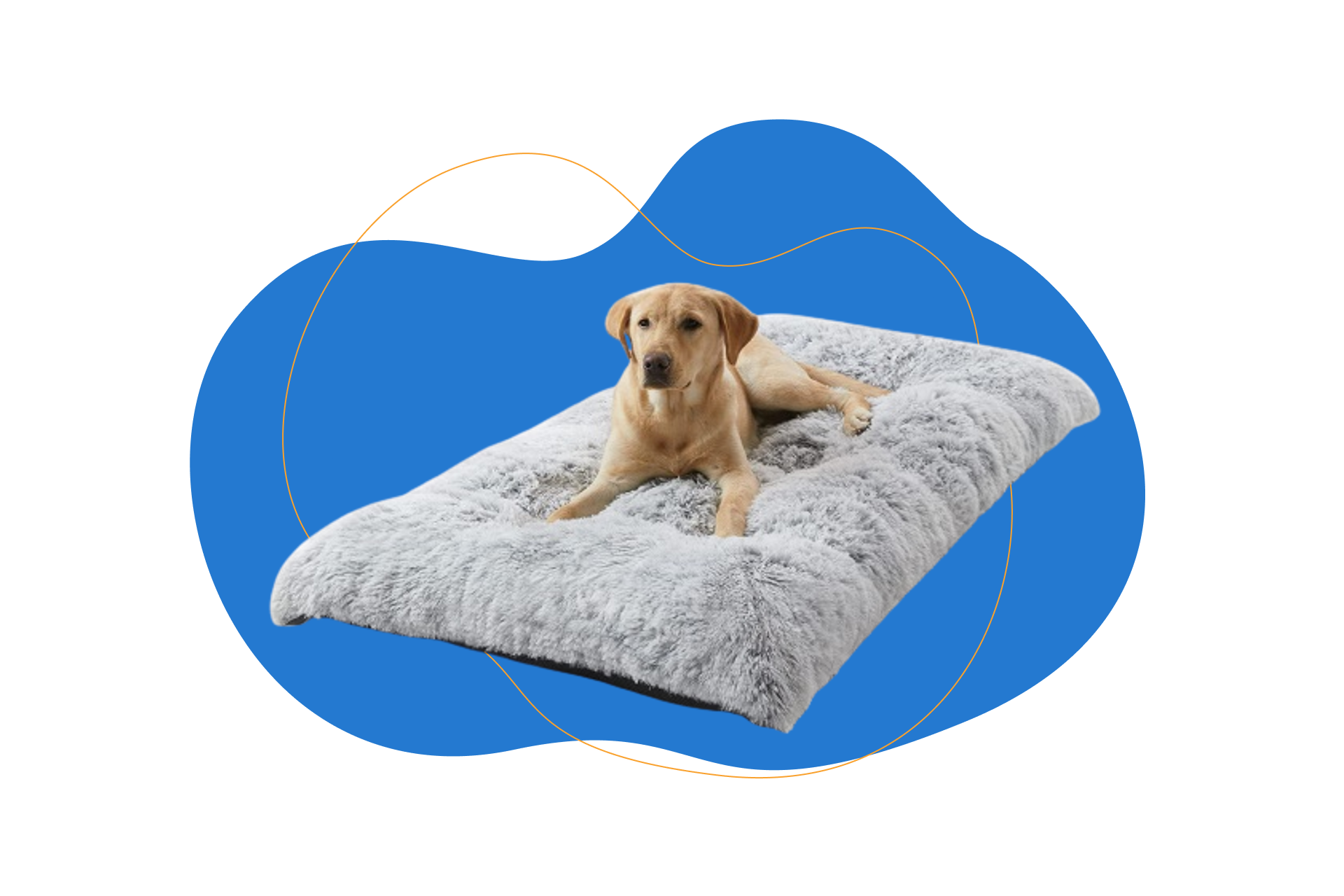 BFPETHOME Camas para perros grandes, cama de felpa para perros