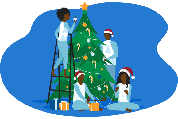 Pijamas de Navidad para la familia