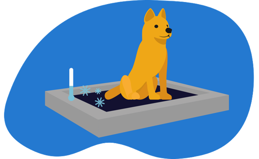 tapete para perro refrescante