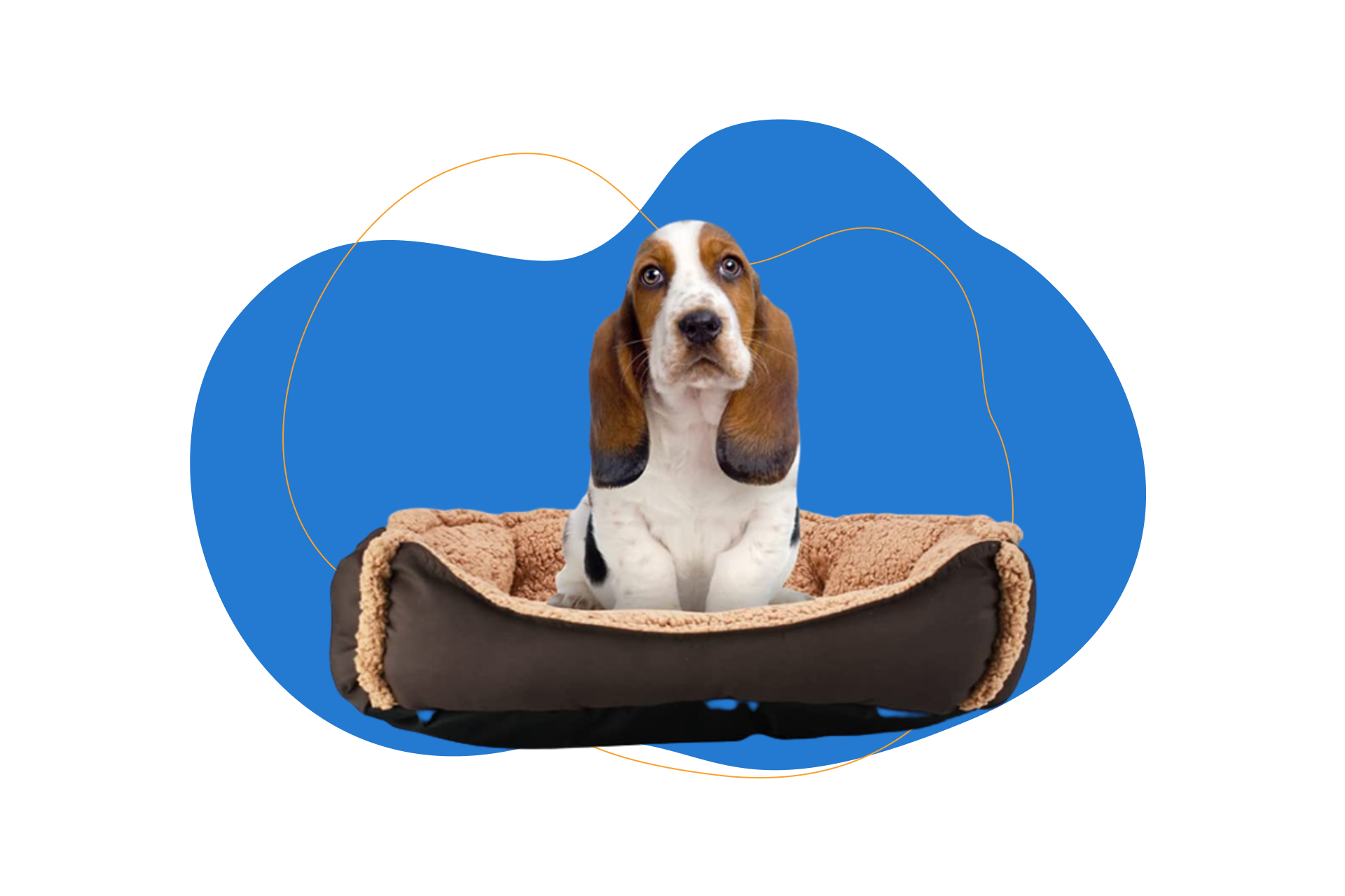 Fancy Pets Cama Maltes para Perro Tamaño Mediana Color Café