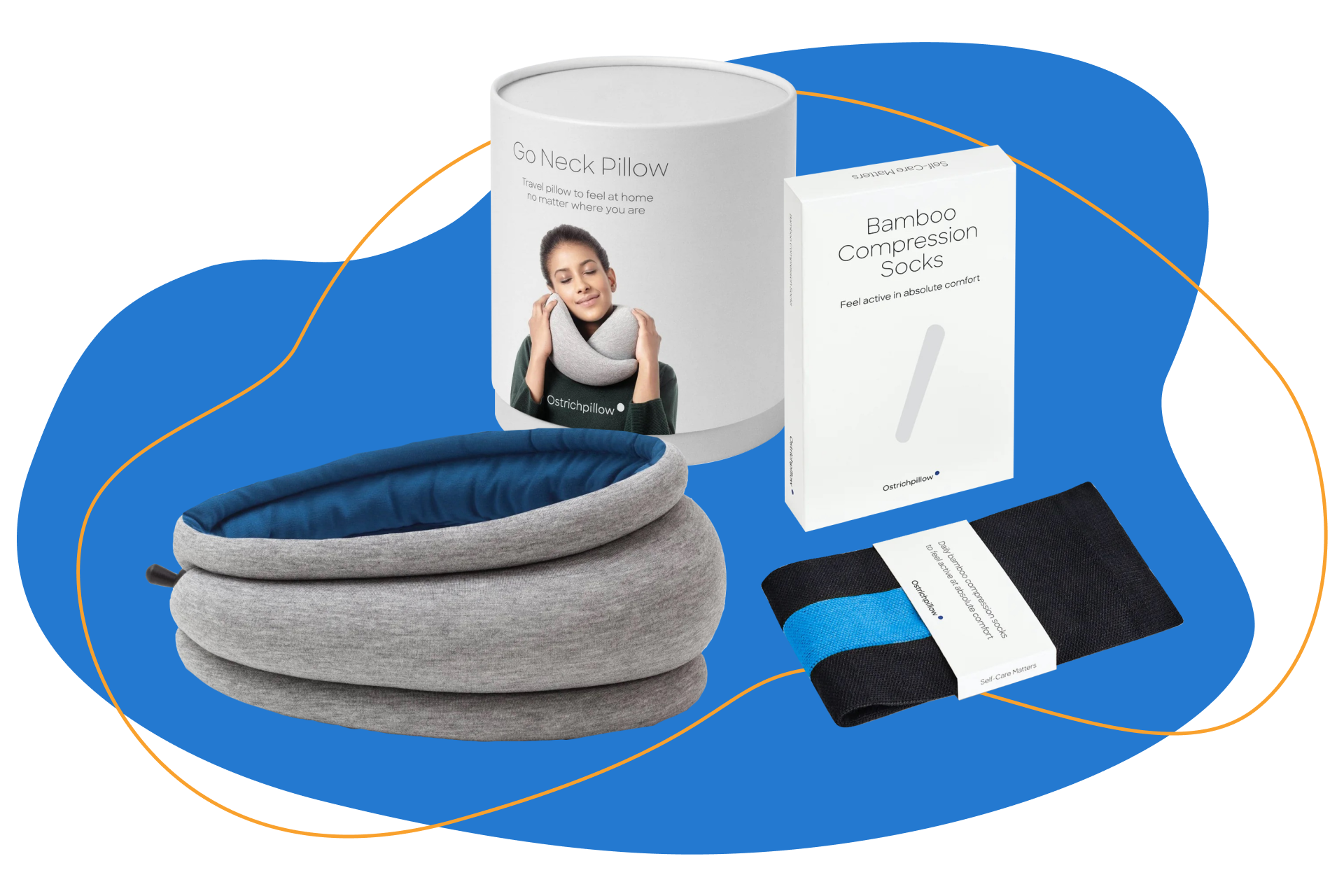 Mini almohada de viaje