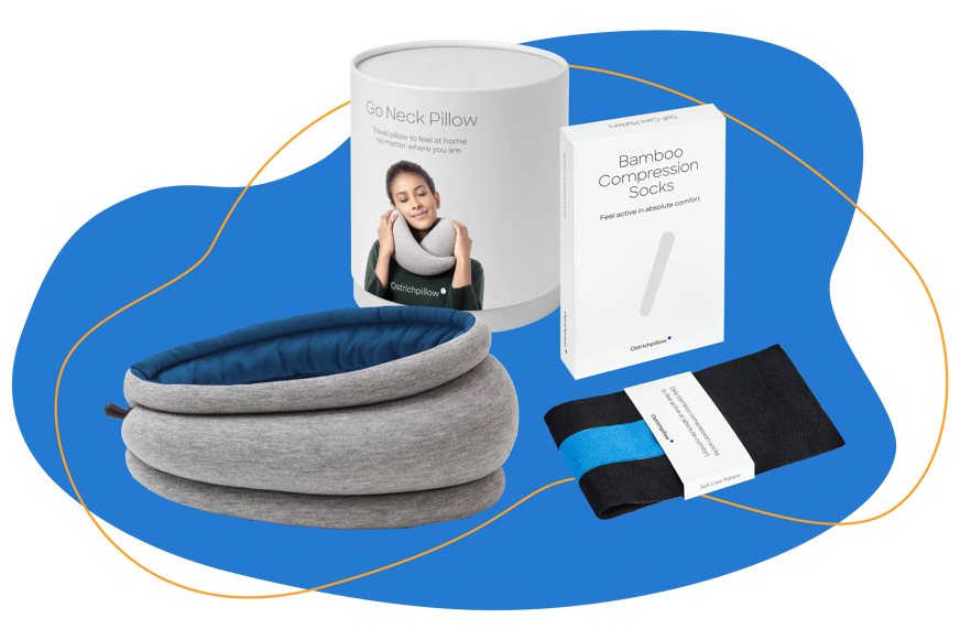 Mini almohada de viaje