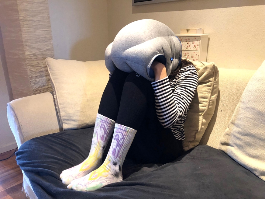 almohada transportable