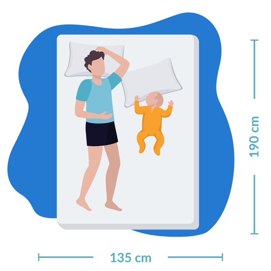 colchon matrimonial medida