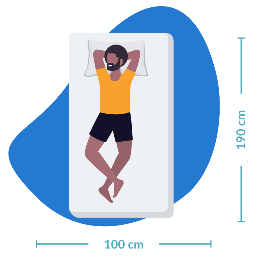 medida colchón individual México