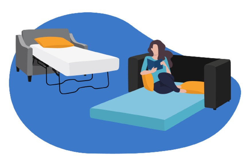 sofa cama individual amazon