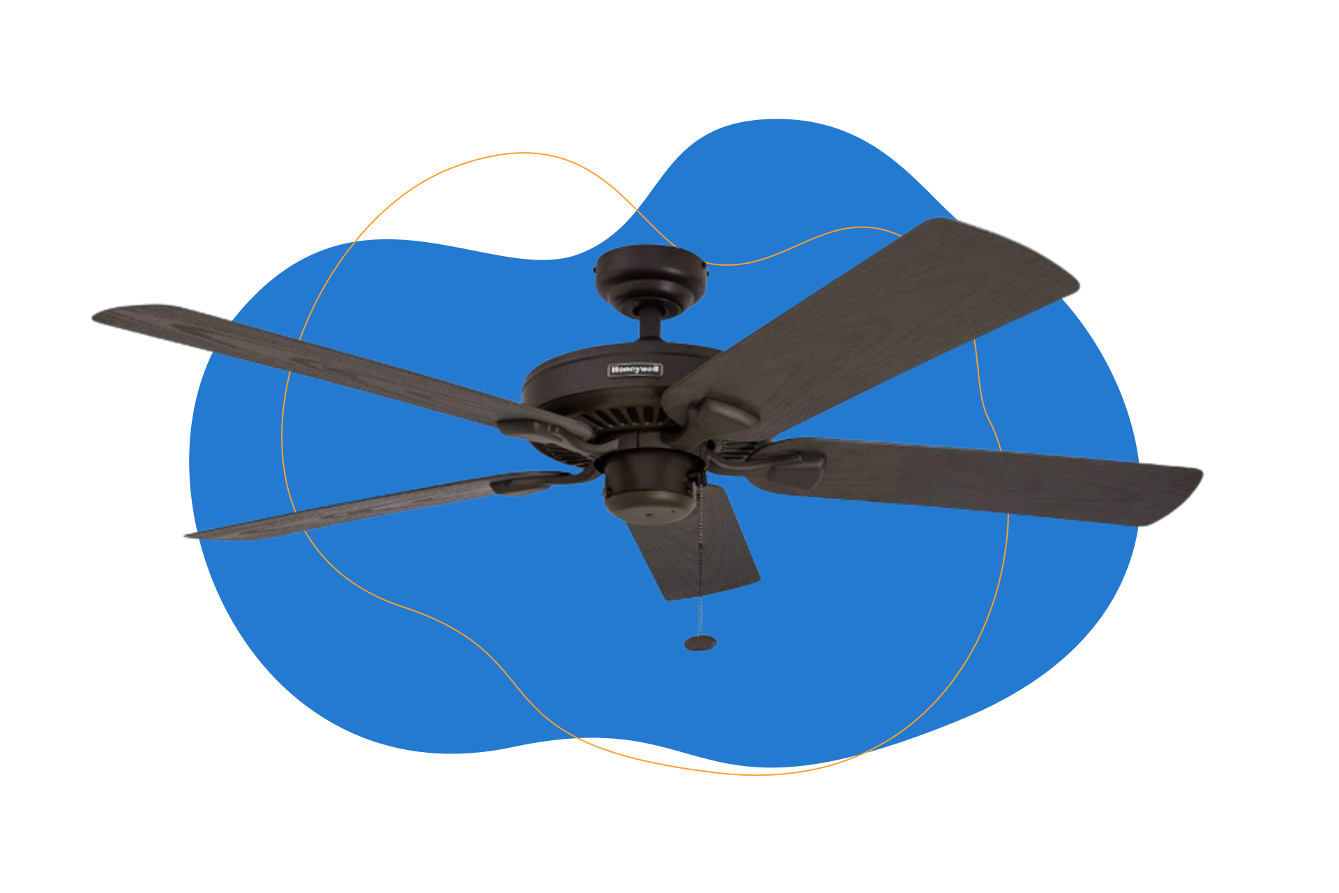 Honeywell Belmar - Ventilador de techo para interiores y exteriores