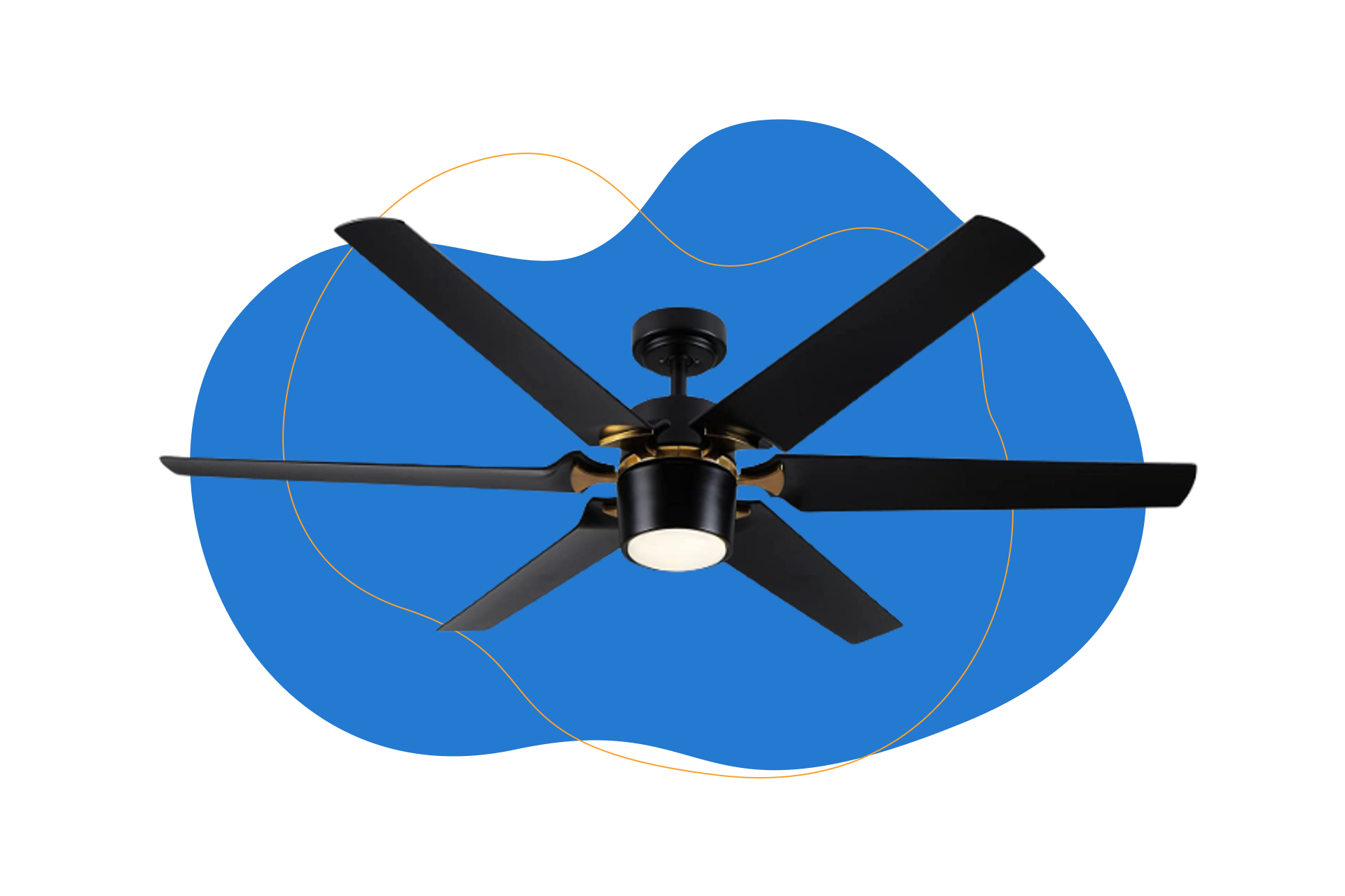 POCHFAN Ventilador de techo grande