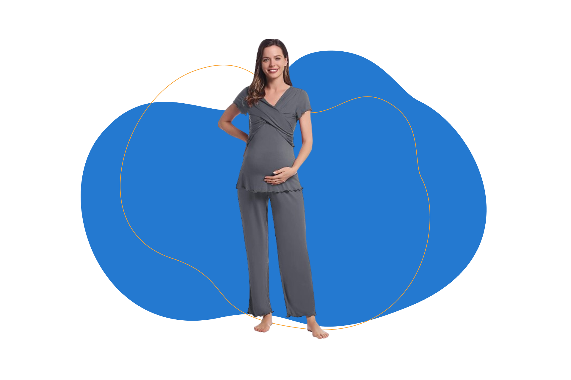 Pijama de mujer embarazada de Joyaria