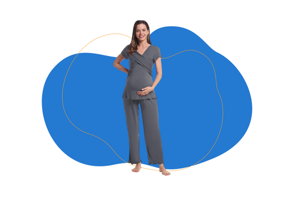 Pijama de mujer embarazada de Joyaria