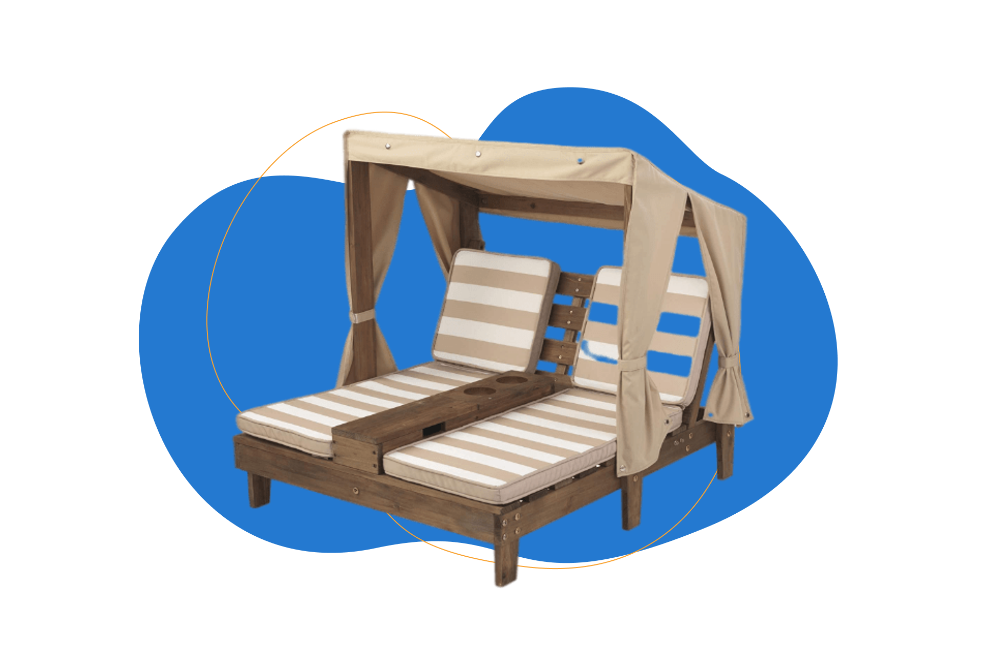 Camastro KidKraft 534 doble de madera para niños