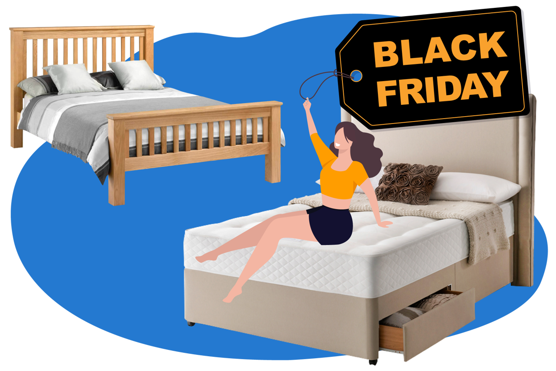Ofertas Black Friday 2024 Colchones, camas y almohadas