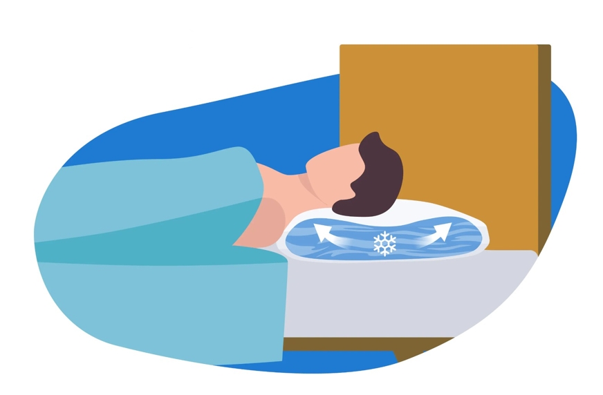 almohada transpirable