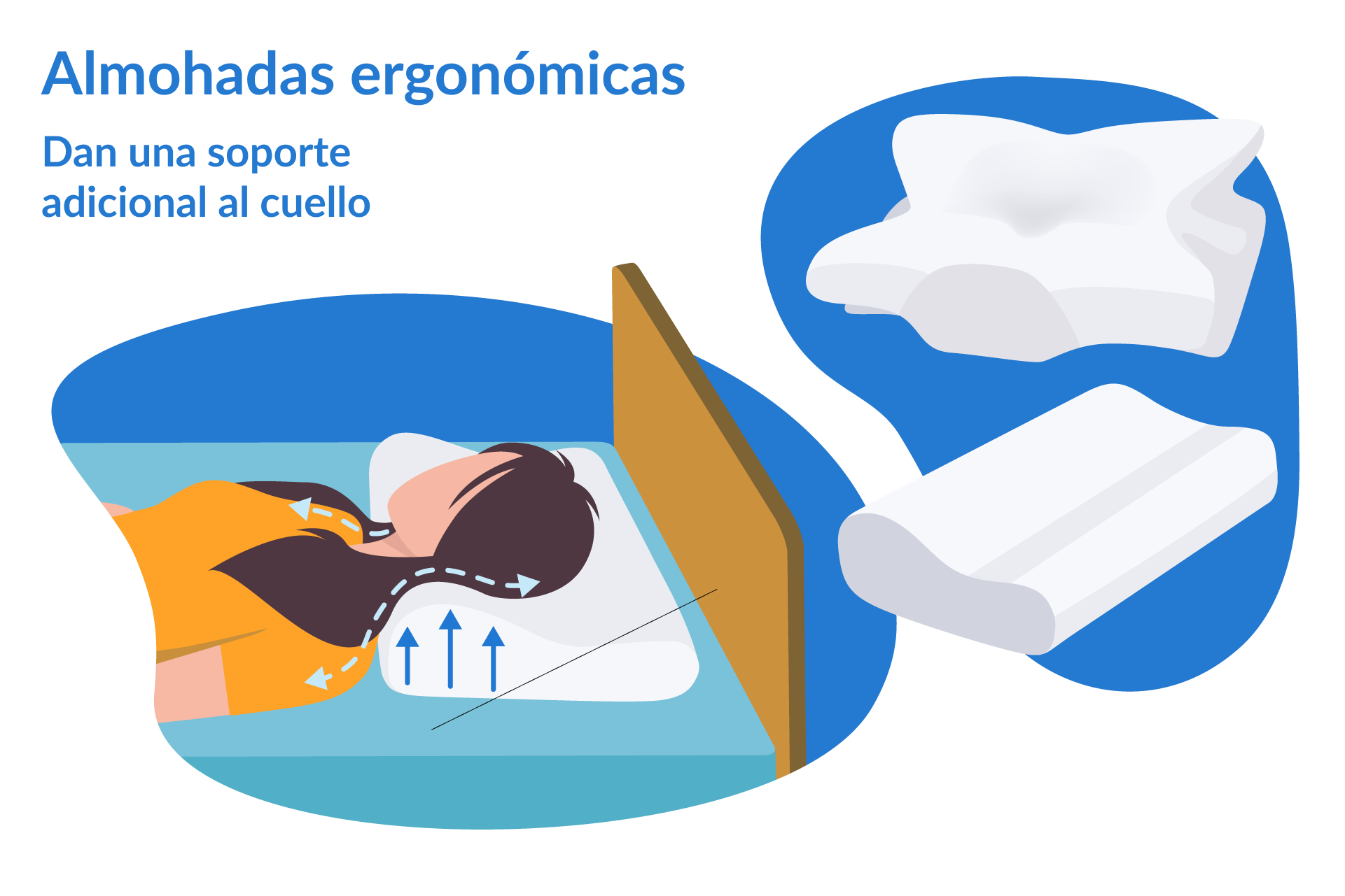 almohadas ergonomicas