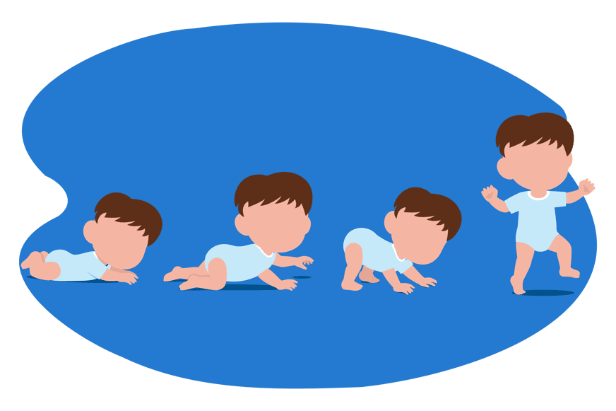 crecimiento de un bebé