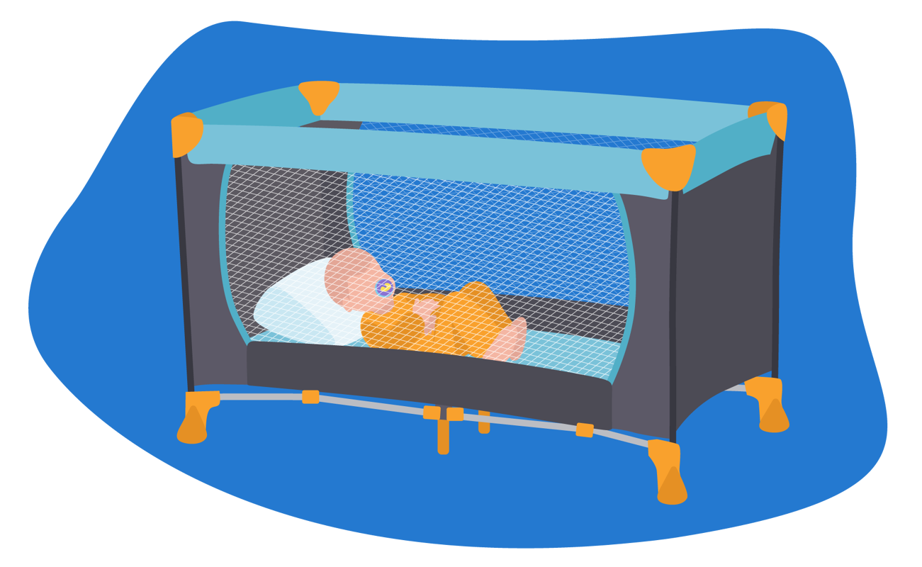 Cuna de viaje para bebé, cuna portátil, cama de bebé plegable suave, cuna  de viaje plegable, tecnología innovadora