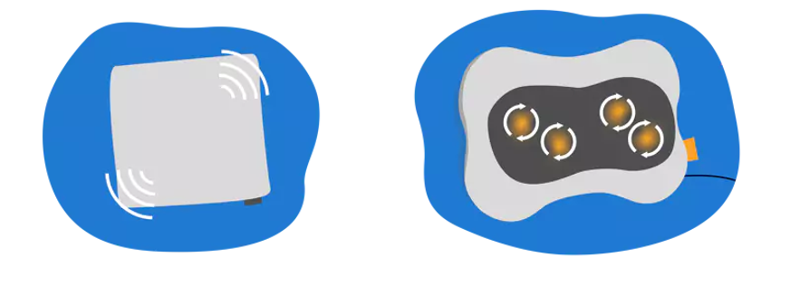 tipos de masajeadores