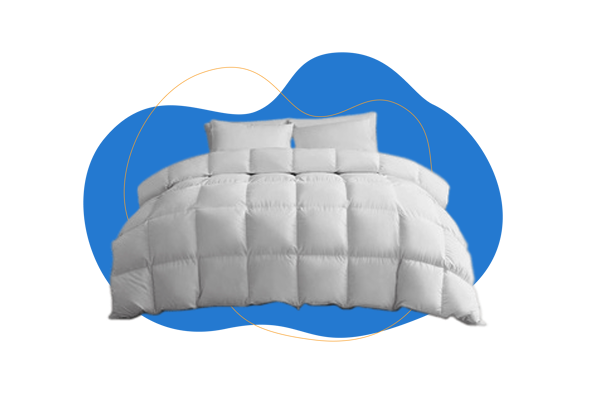 Ousidan - Edredón de plumón de ganso de lujo