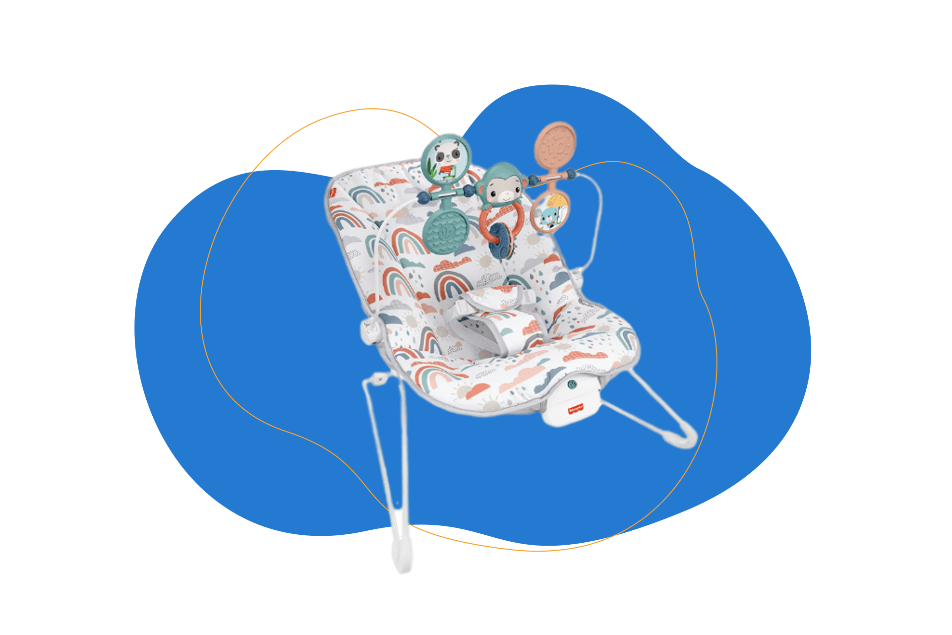 Silla mecedora para bebé Crece Conmigo de Fisher Price