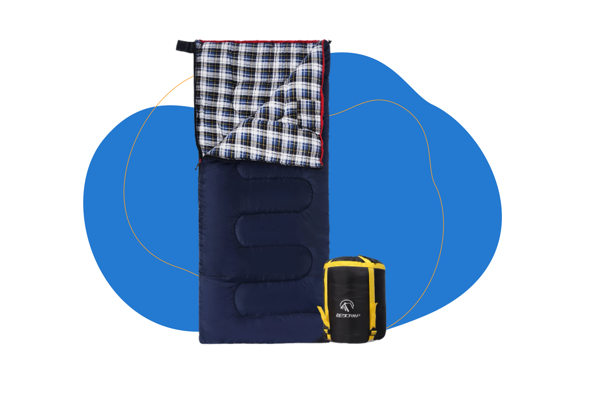 Saco de dormir de franela