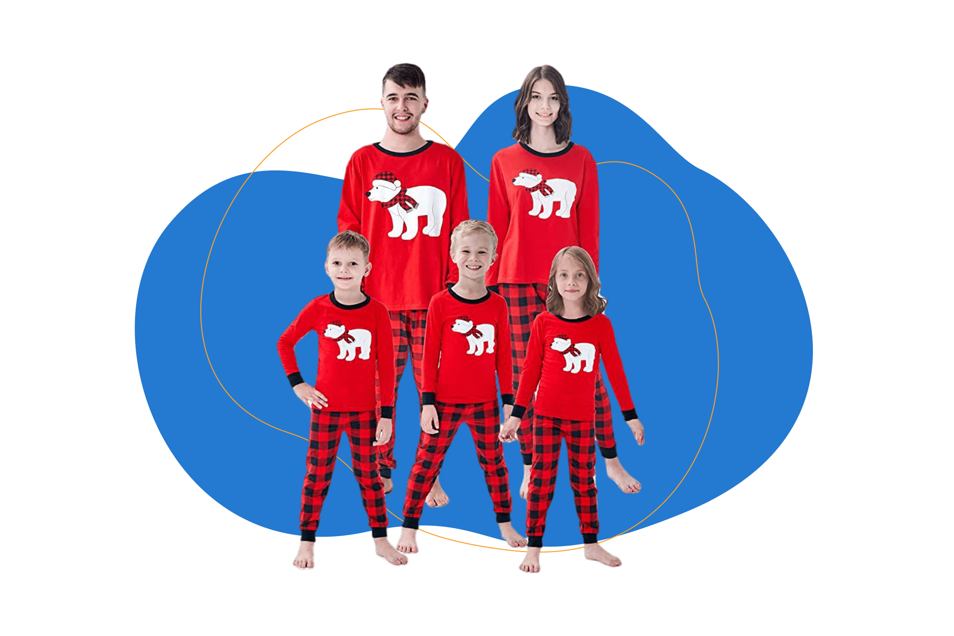 Pijamas Navidad Familia de Little bety