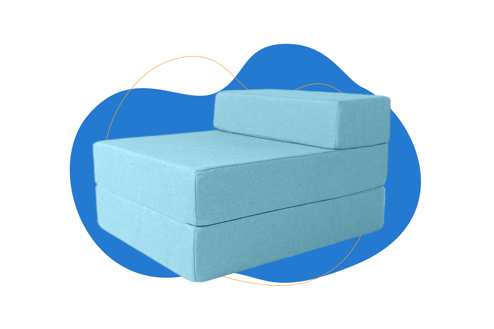 Sofá Cama Kids Puff Asiento Sillón para Cuarto o Sala