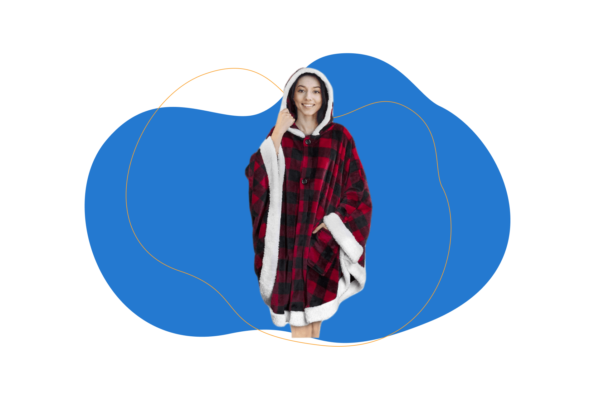 Pavilia Angel - Cobija tipo poncho