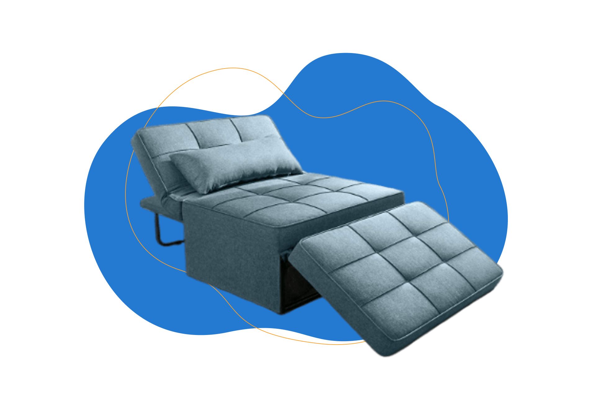 Vonanda Sofá cama, silla convertible 4 en 1