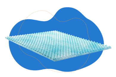 Linenspa Sobrecolchón de Memory Foam de gel